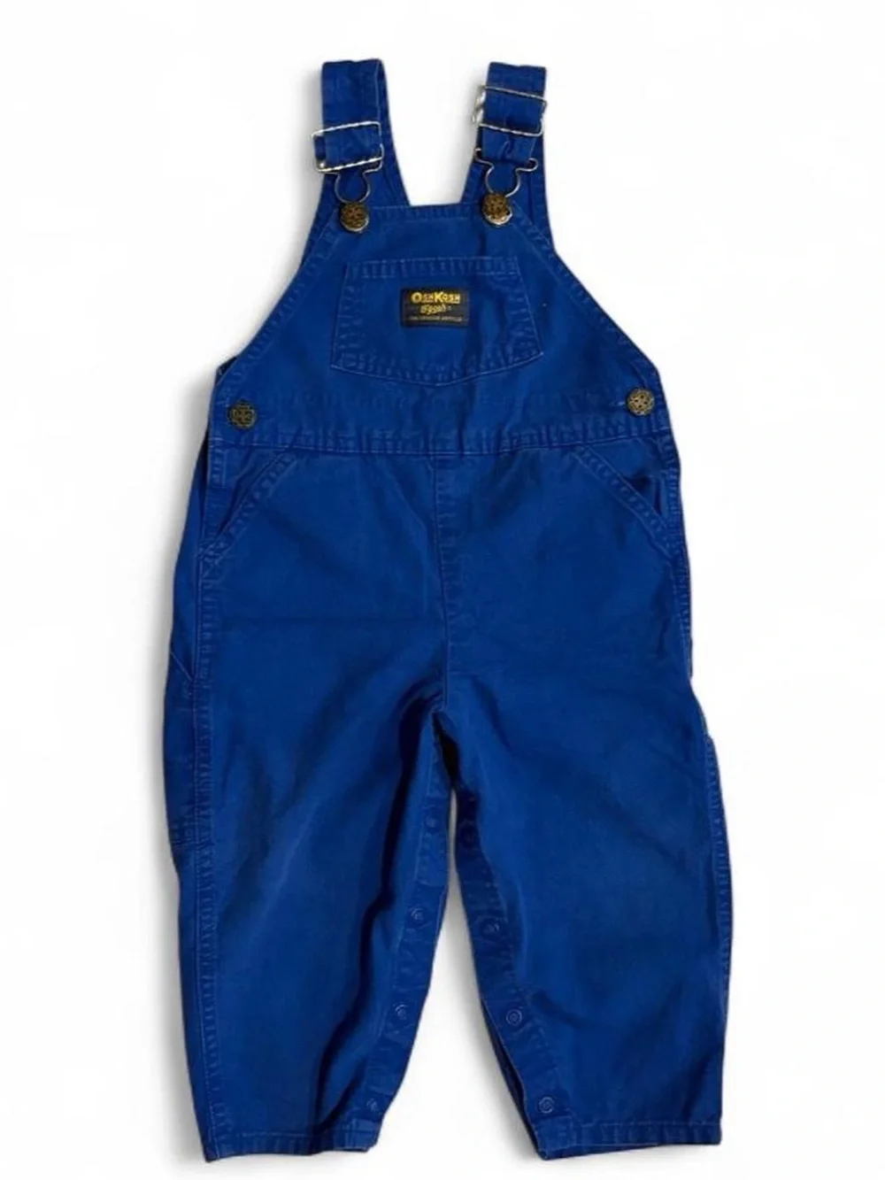 Vintage OshKosh Royal blue overalls